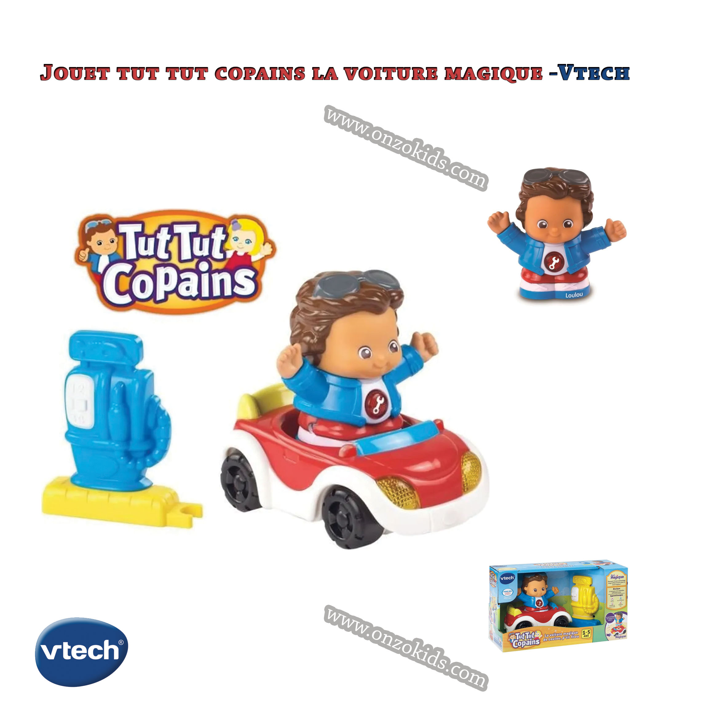 Jouet tut tut copains la voiture magique de loulou p'tit filou - Vtech