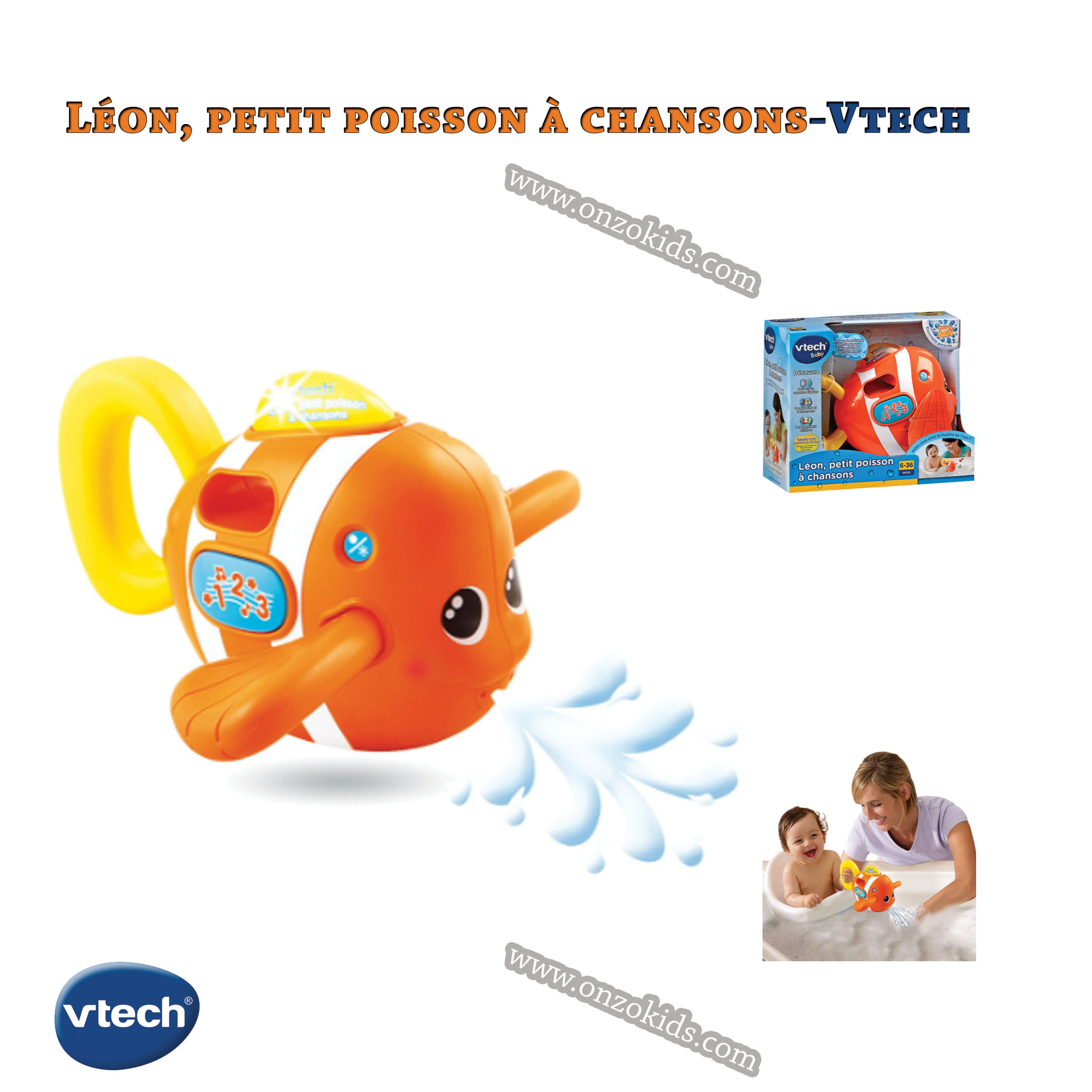 Léon, petit poisson à chansons - jouet musical - Vtech