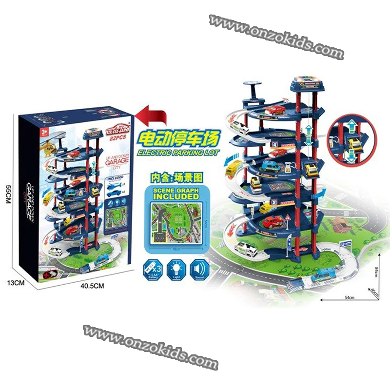 Garage - Circuit de voiture 82 PCS – Image 3