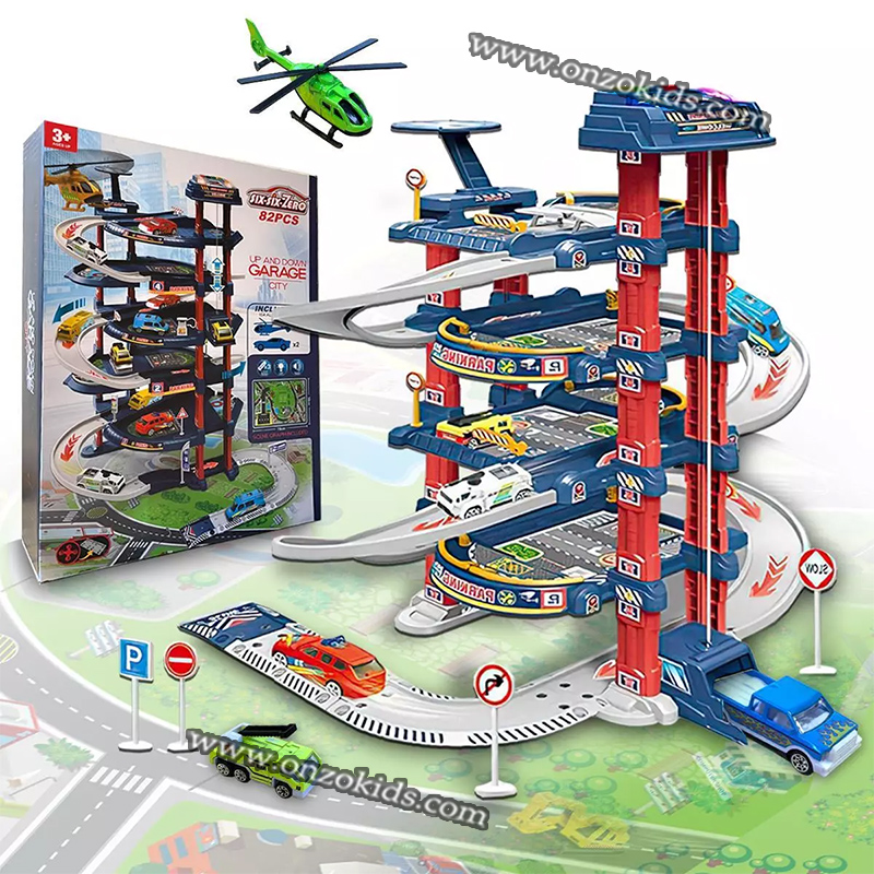 Garage - Circuit de voiture 82 PCS