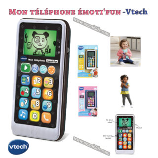 Mon téléphone émoti'fun - téléphone d'imitation -Vtech