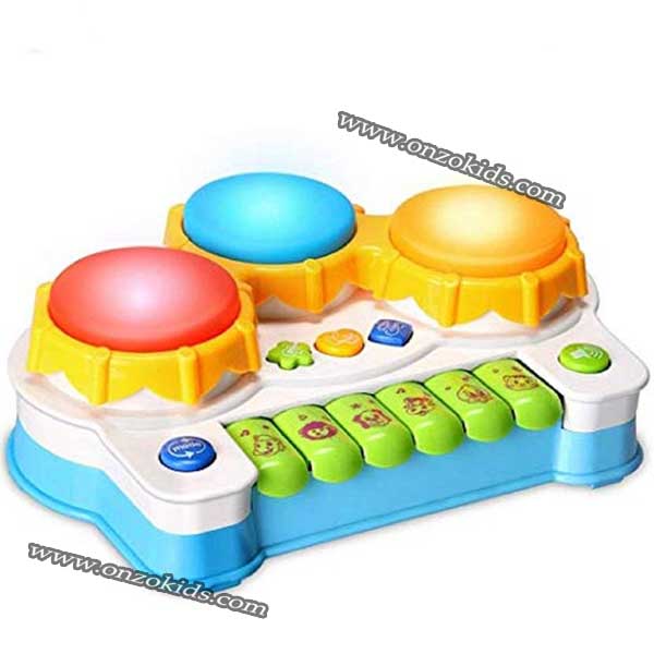 Tambour et piano pour bébé 2 en 1 – Image 4