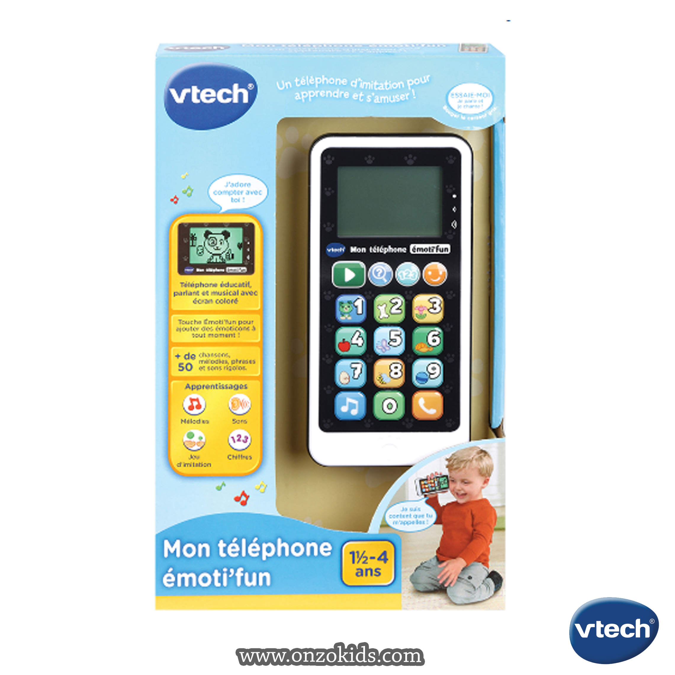 Mon téléphone émoti'fun - téléphone d'imitation -Vtech – Image 5