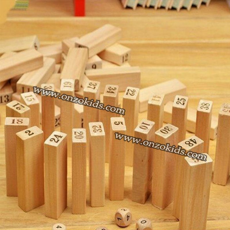 Jenga game | Jeu en bois à empiler - FOLDS HIGH – Image 14