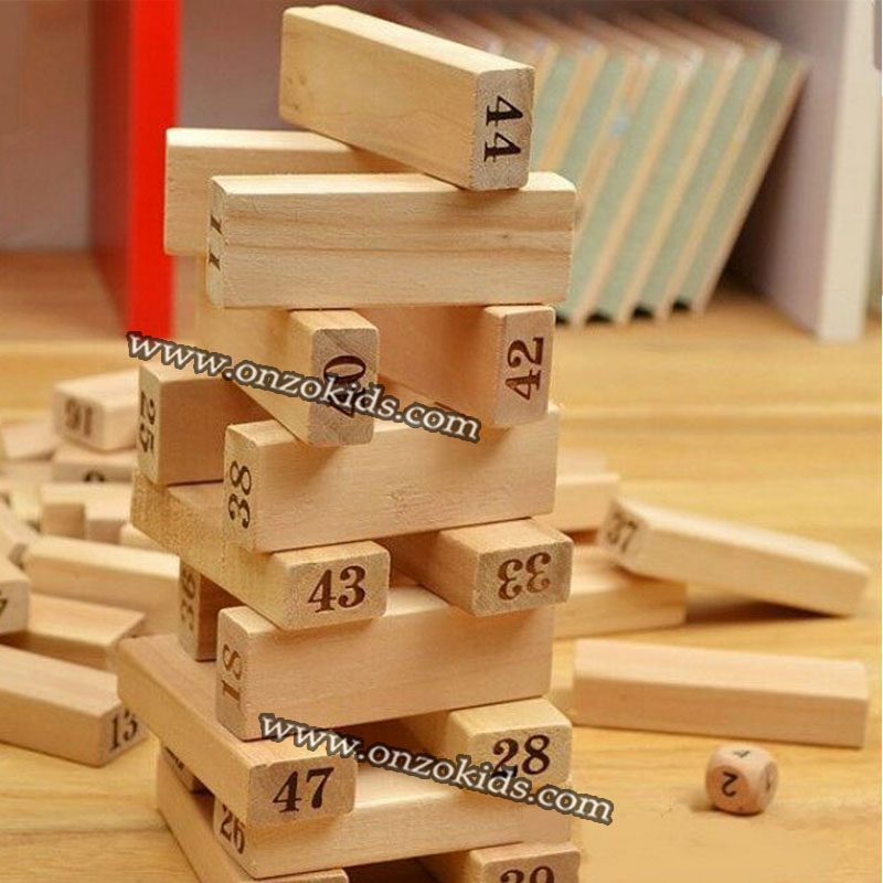 Jenga game | Jeu en bois à empiler - FOLDS HIGH – Image 12
