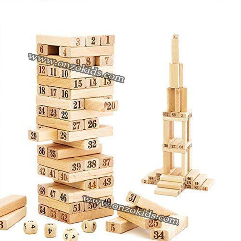 Jenga game | Jeu en bois à empiler - FOLDS HIGH – Image 8