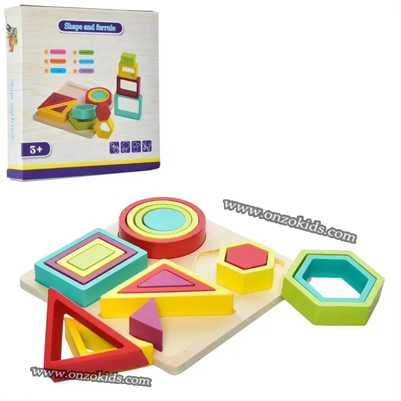 Jouets puzzle forme et virole