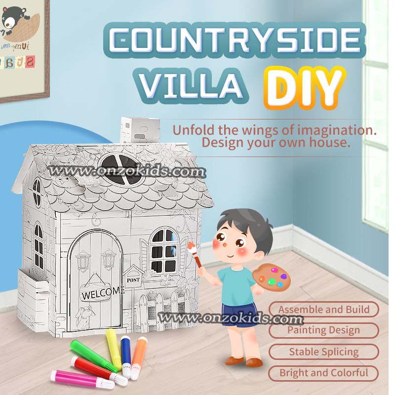 Modèle combiné "Maison-coloriage" + 6 feutres – Image 7