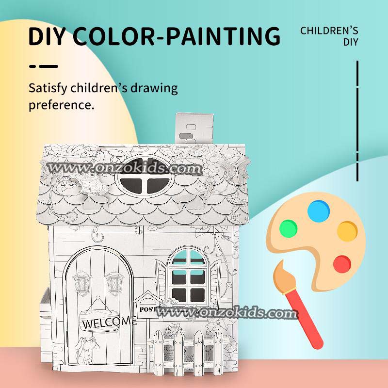 Modèle combiné "Maison-coloriage" + 6 feutres – Image 6