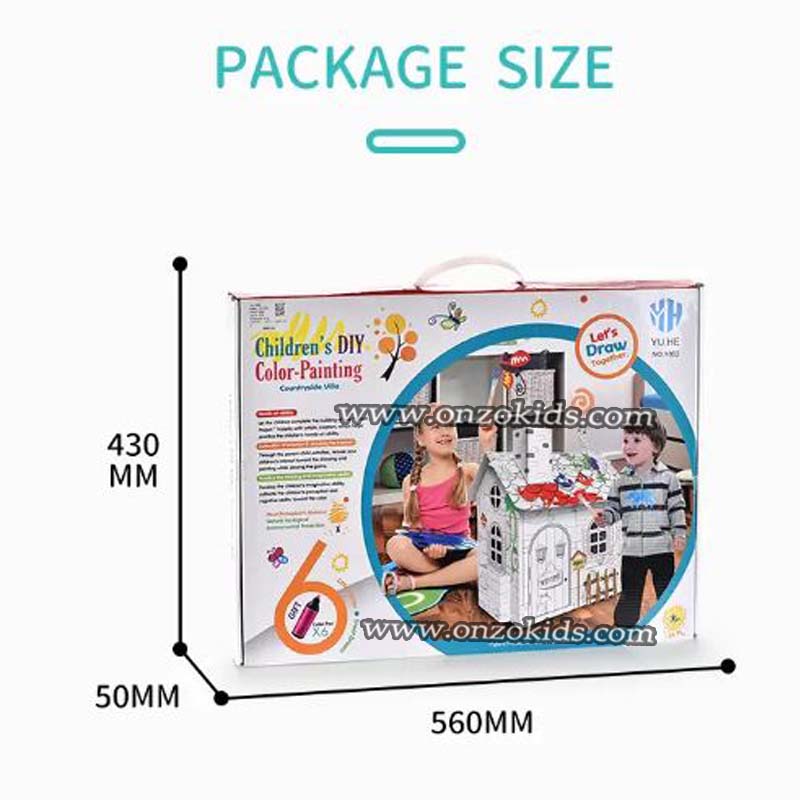Modèle combiné "Maison-coloriage" + 6 feutres – Image 11