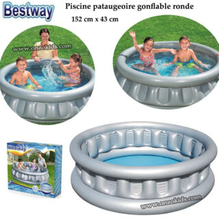 Piscine pataugeoire gonflable ronde 152 cm x 43 cm -Bestway
