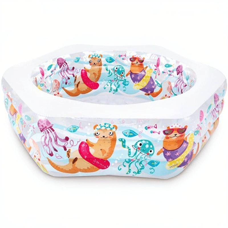 Piscine gonflable aquarium océan 191 x 178 x 61 cm – INTEX – Image 3