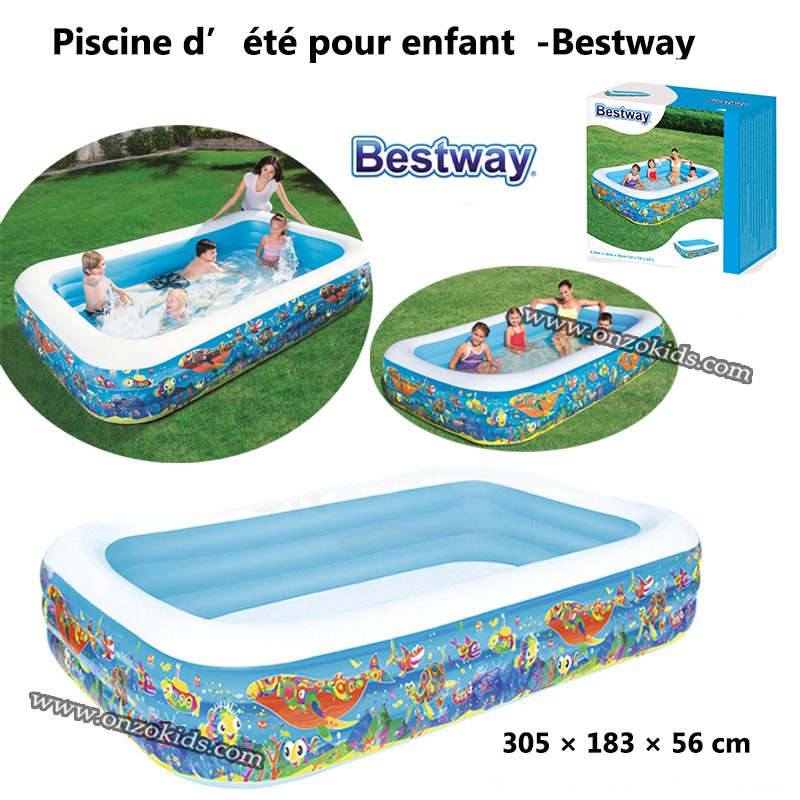 Piscine d’été pour enfant 305 × 183 × 56 cm -Bestway