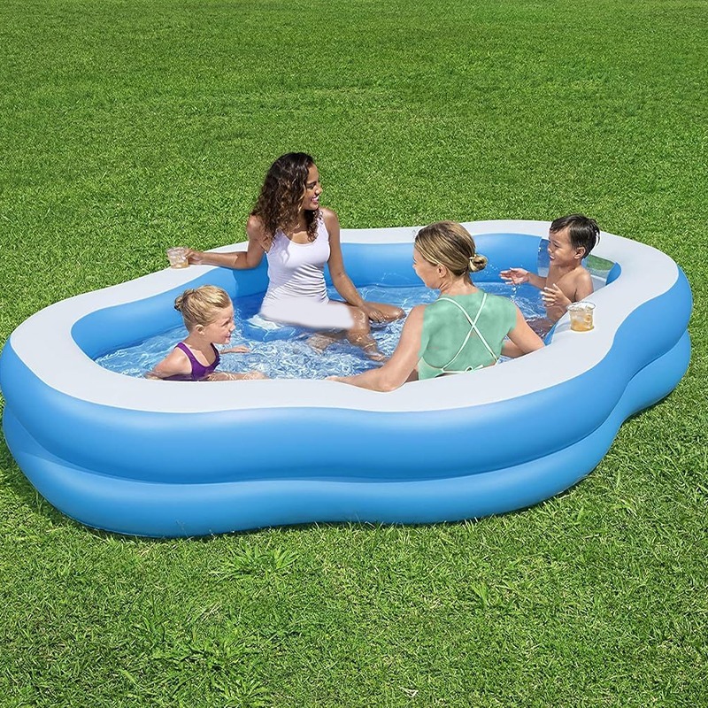 Piscine Gonflable Unisexe Turquoise 270 x 198 x 51 cm - Bestway – Image 2
