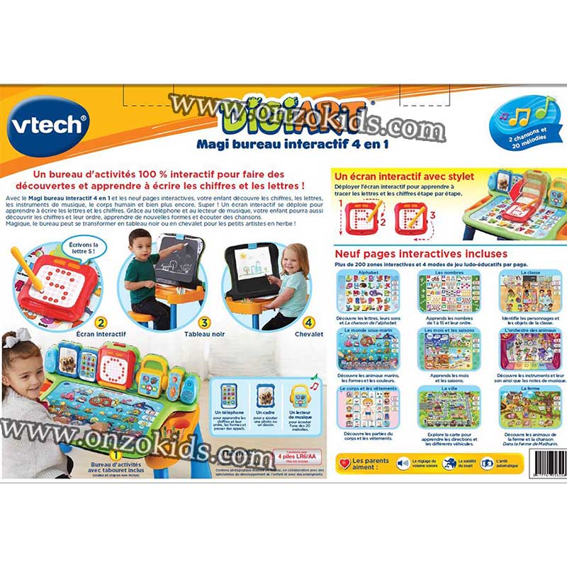 Magi bureau interactif 4 en 1 - vtech – Image 9