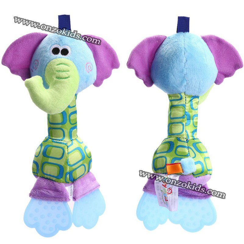 Hochets en peluche avec amuse dent – Image 2