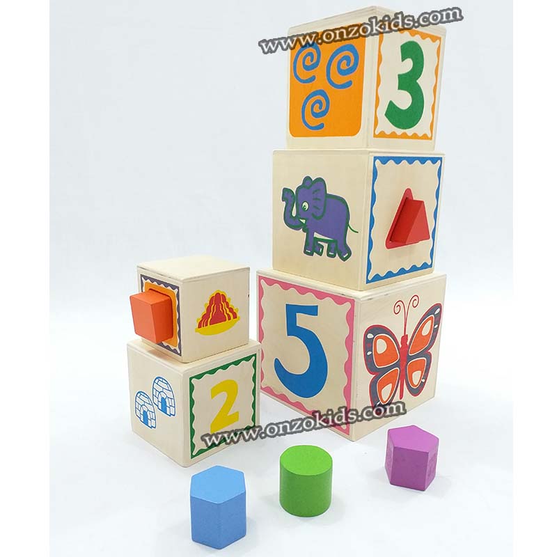 Kit forme en bois | Jeu éducatif