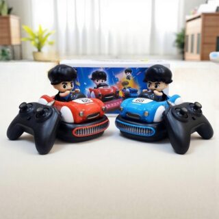 Ensemble d’auto-tamponneuses télécommandées Pilot Bumper Car Blanc