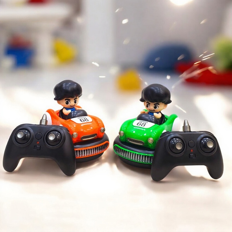 Ensemble d’auto-tamponneuses télécommandées Pilot Bumper Car Blanc – Image 2