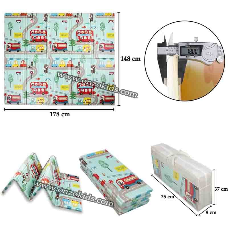 Tapis de jeu pour bébé pliant | Double face - Chelitte petite modèle – Image 11