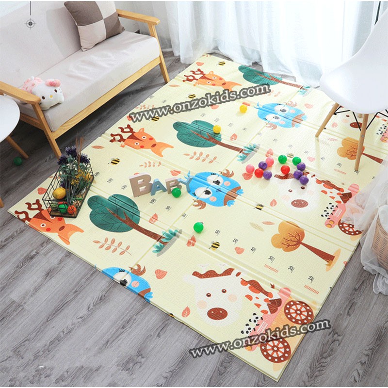 Tapis de jeu double face grande modèle