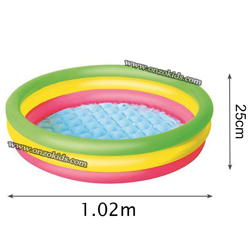 Piscine Gonflable Arc-en-Ciel 102 cm x 25 cm - Bestway - – Image 4