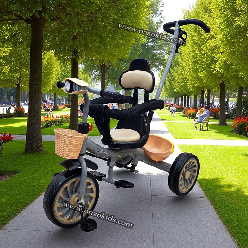 Tricycle multifonction Enfants avec Sonnette et Panier