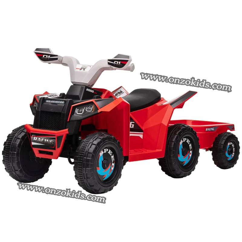 Voiture électrique avec remorque arriére pour enfants – Image 10