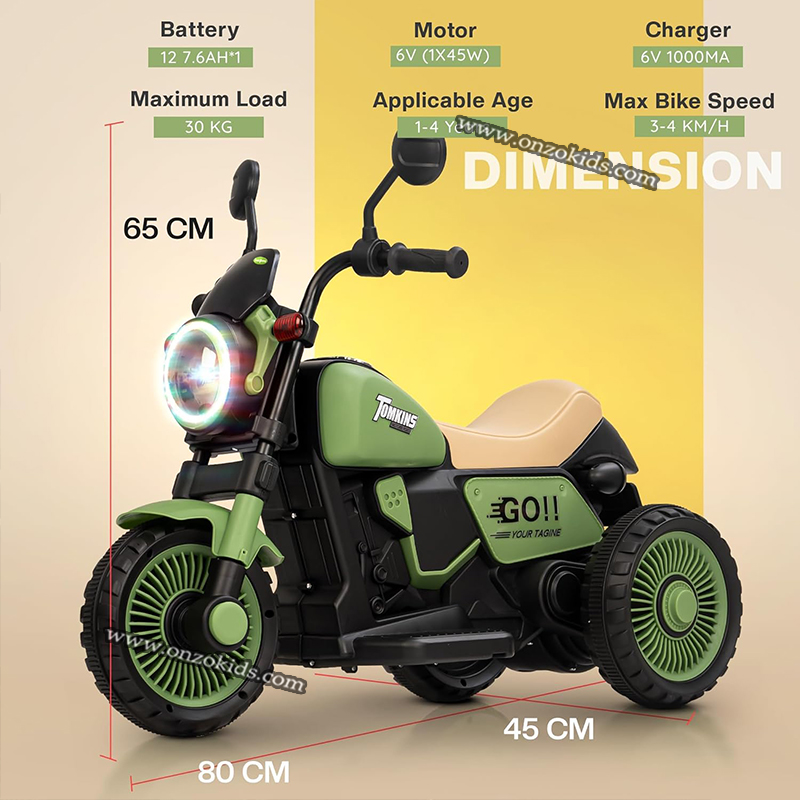 Moto électrique pour enfants - Baybee Cruzer – Image 6