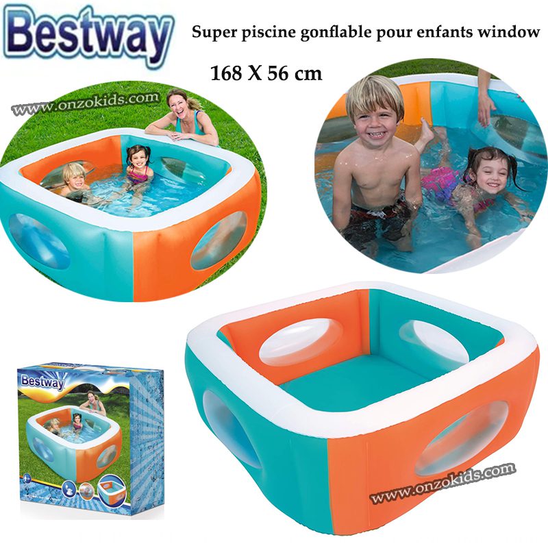 Piscine gonflable pour enfants window 168 X 56 cm