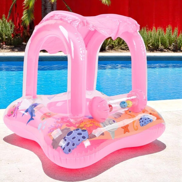 Bouée Gonflable avec auvent pour Bébe – Image 2