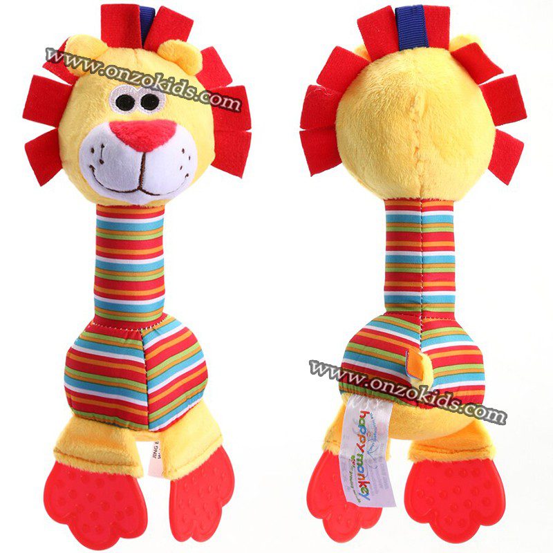 Hochets en peluche avec amuse dent – Image 4