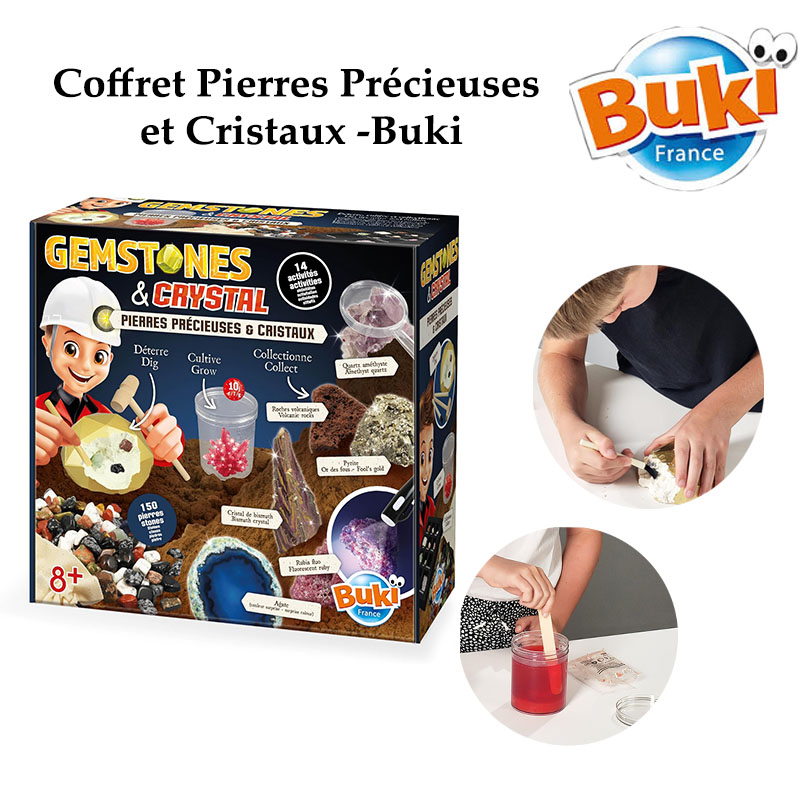 Coffret Pierres Précieuses et Cristaux –Buki