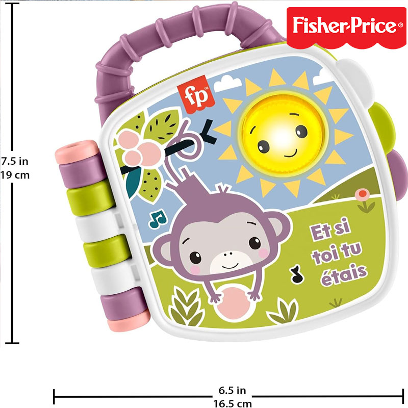 Livre interactif Comptines du Singe Violet avec effets sonores et lumineux-fisher price – Image 2