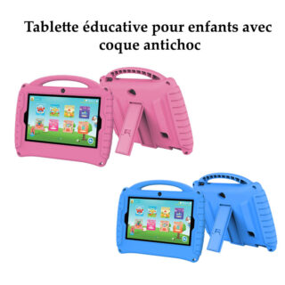 Tablette éducative pour enfants avec coque antichoc