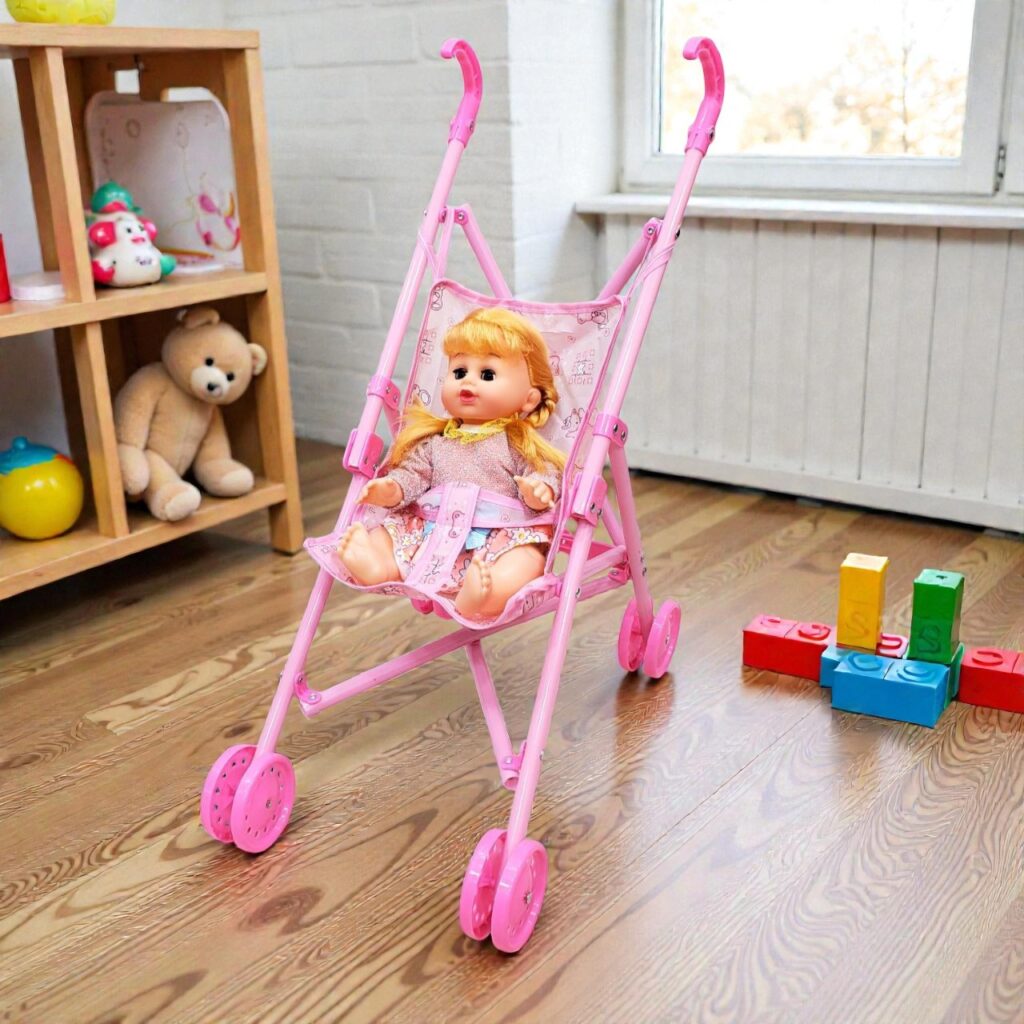 Poupée avec Accessoires Coffret complet de jeu pour Filles – Image 2