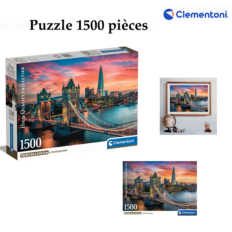 Puzzle 1500 pièces-Clementoni