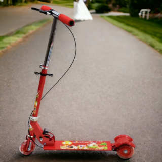Trottinette avec roues lumineuses pour enfant