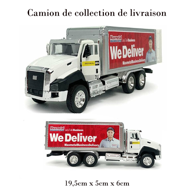 Camion de collection de livraison