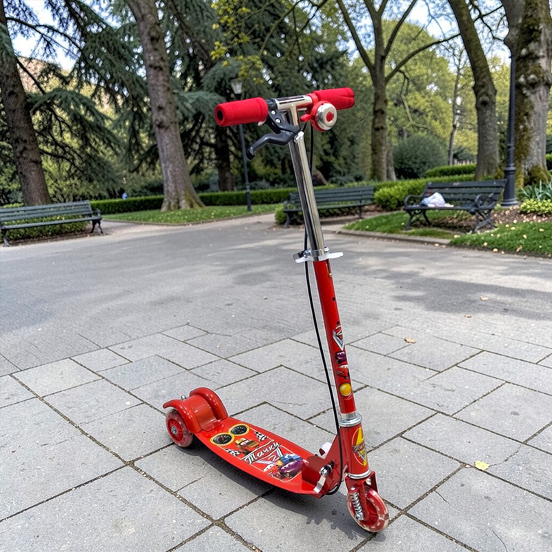 rottinette enfant pliable avec frein et amortisseur – Image 4