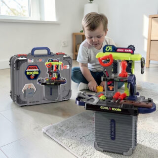 Malette d’Outils pour Enfants – Atelier de Bricolage Portable 3+