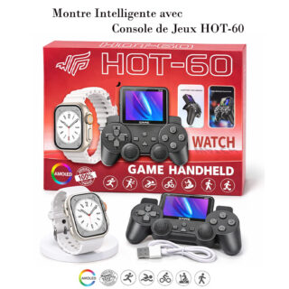 Montre Intelligente avec Console de Jeux HOT-60