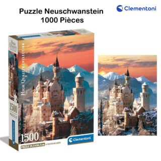 Puzzle Neuschwanstein 1000 Pièces -Clementoni