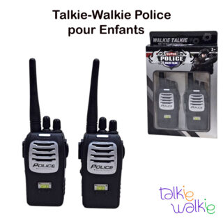 Talkie-Walkie Police pour Enfants – 2 Pcs