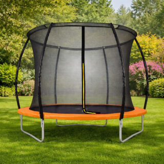 Trampoline pour enfants avec filet de sécurité pour extérieur-185 cm