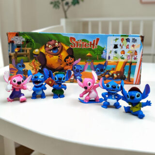 Set 6 Figurine Lilo et Stitch