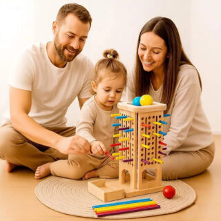 Jeu de logique en bois