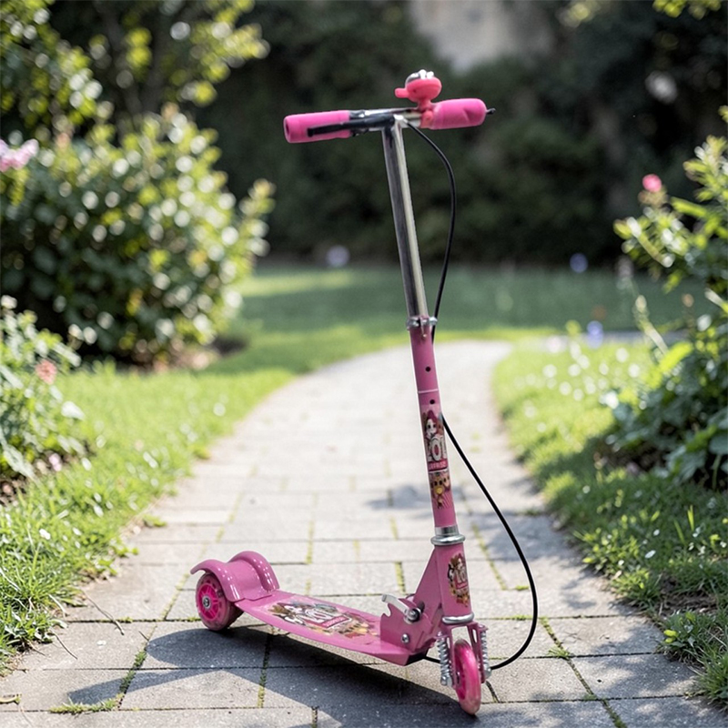 rottinette enfant pliable avec frein et amortisseur