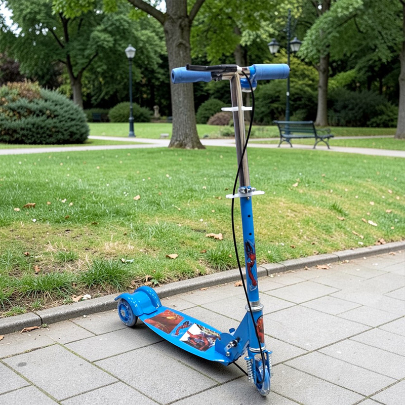 rottinette enfant pliable avec frein et amortisseur – Image 2