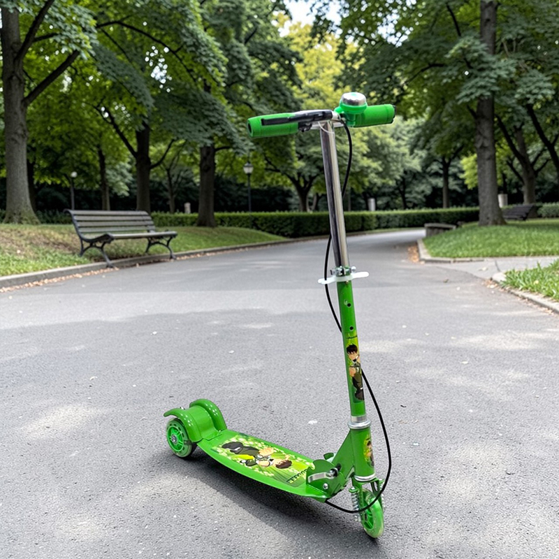 rottinette enfant pliable avec frein et amortisseur – Image 3